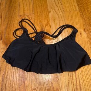 Xhilaration Black Swim Top